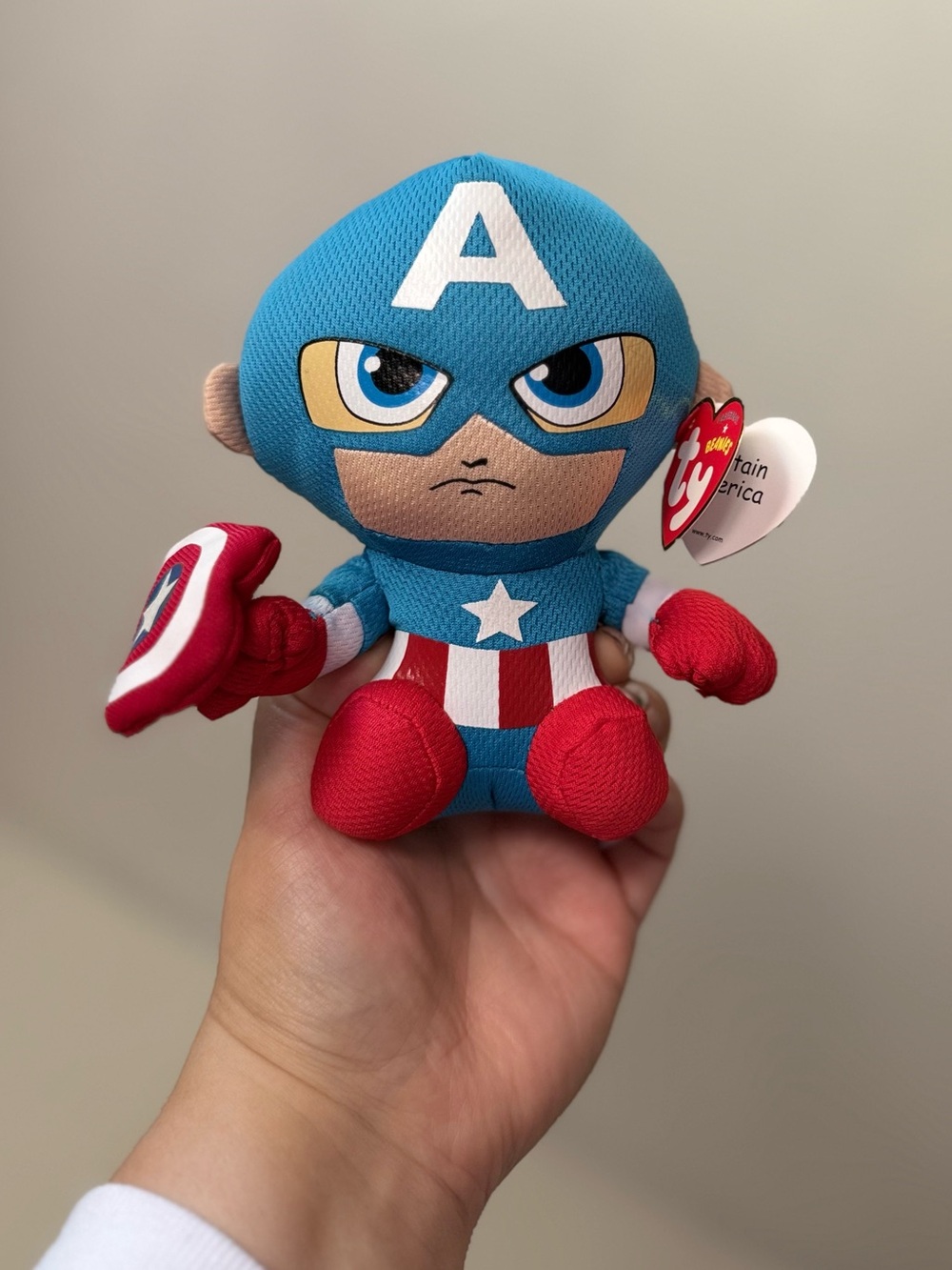 Captain America Beanie Baby